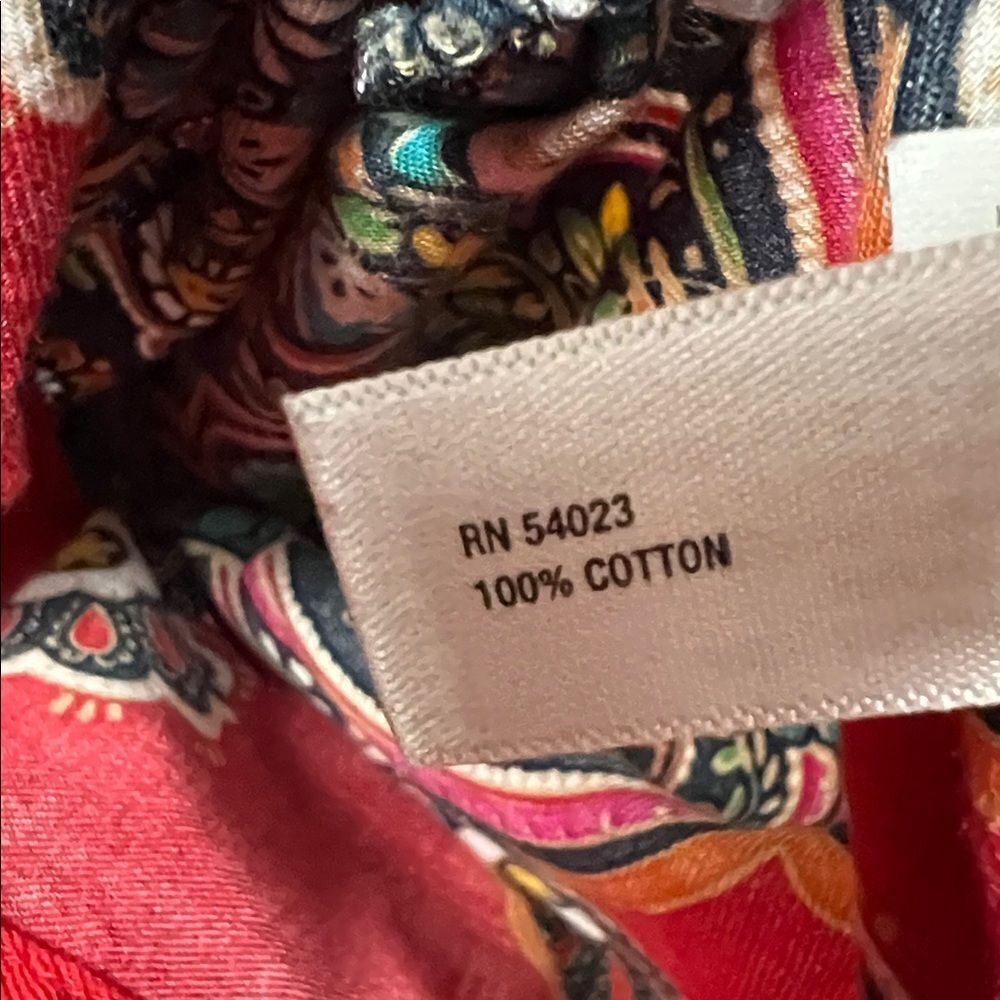Baby Gap Navy and Red long sleeve cotton floral dress size 12-18 months - Picture 11 of 11